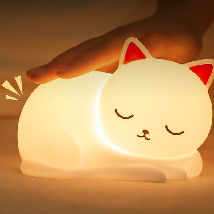 Squishy Silicone Napping Cat