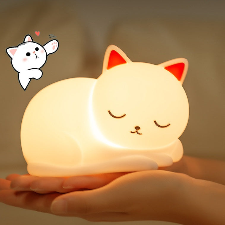 Squishy Silicone Napping Cat